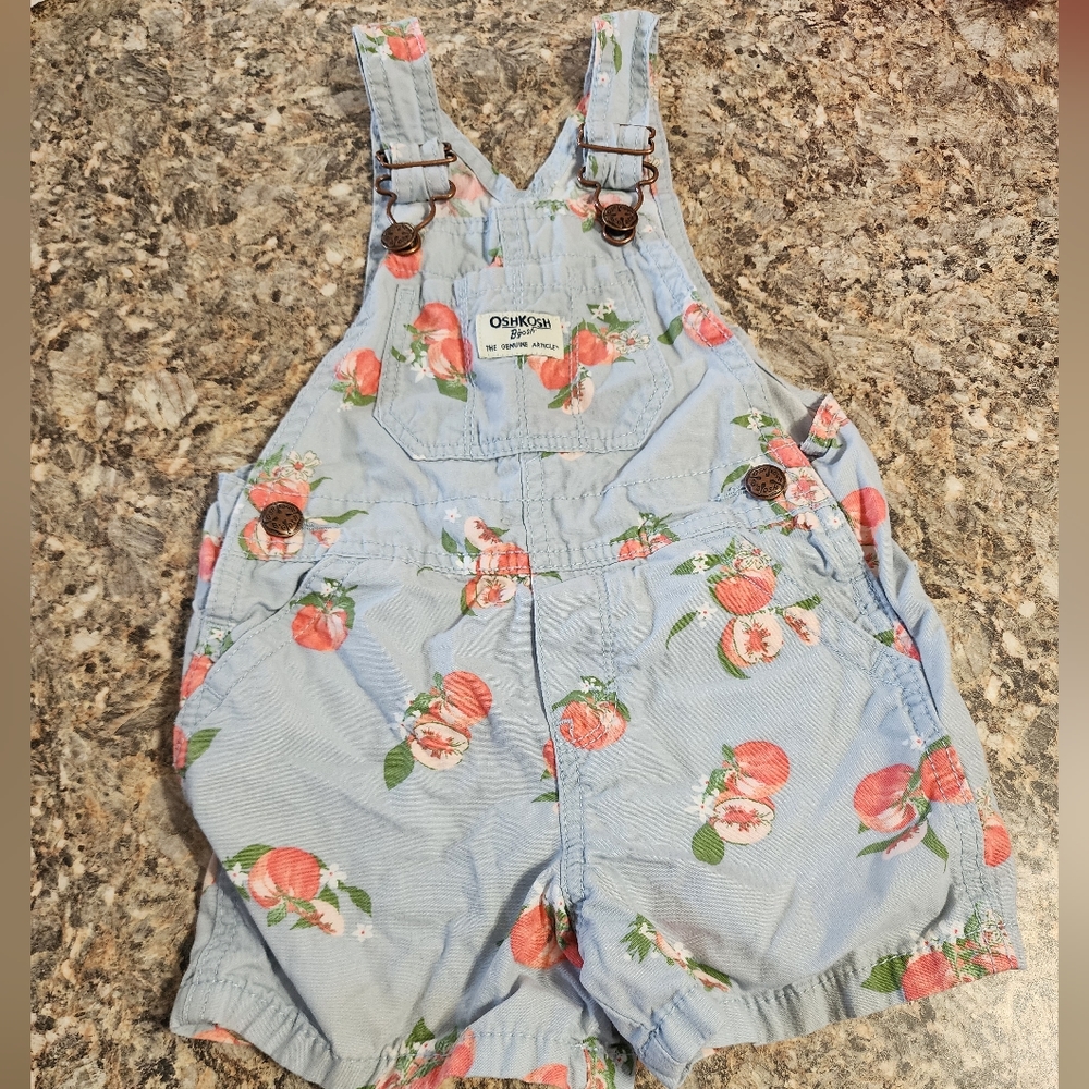 Toddler girls overall shorts